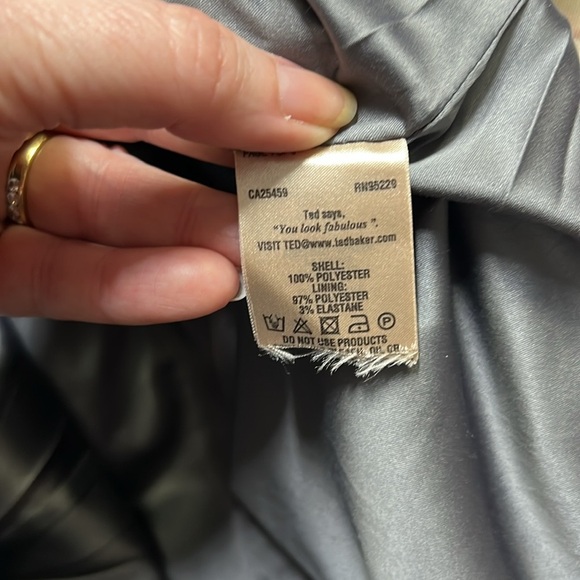 Ted Baker Bird Dress Gray - Picture 7 of 9